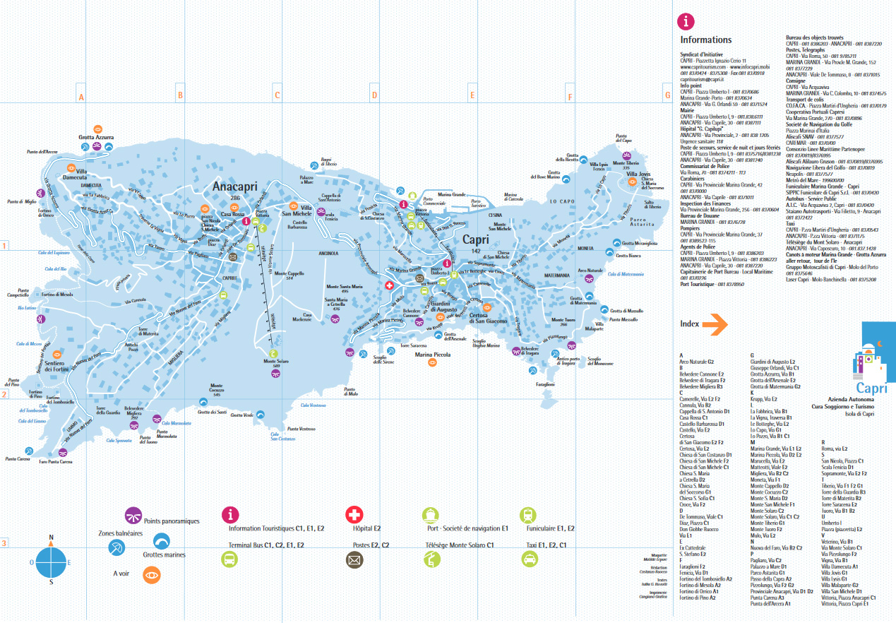 carte de capri